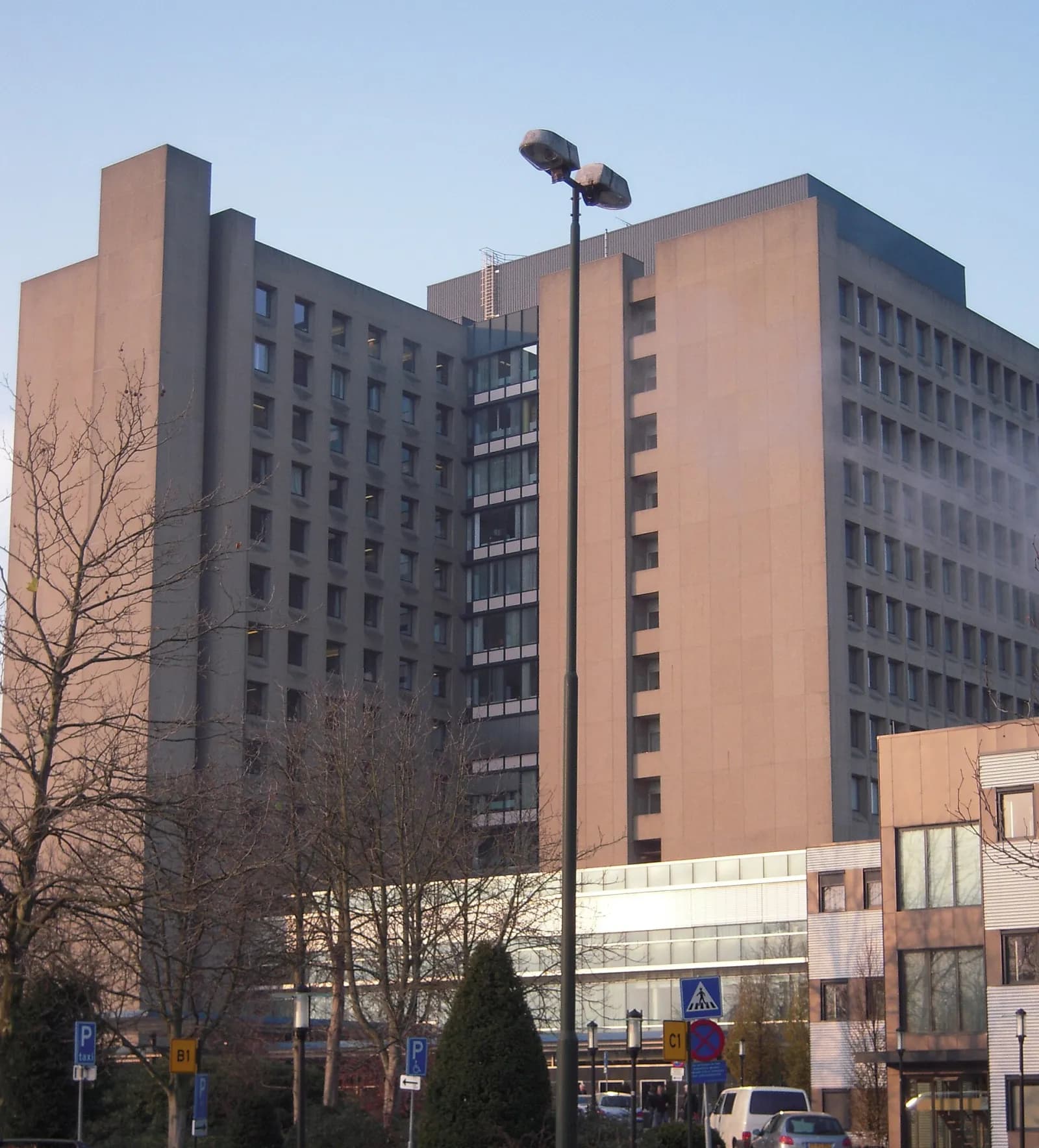 De hoogbouw van het Catharina Ziekenhuis in Eindhoven